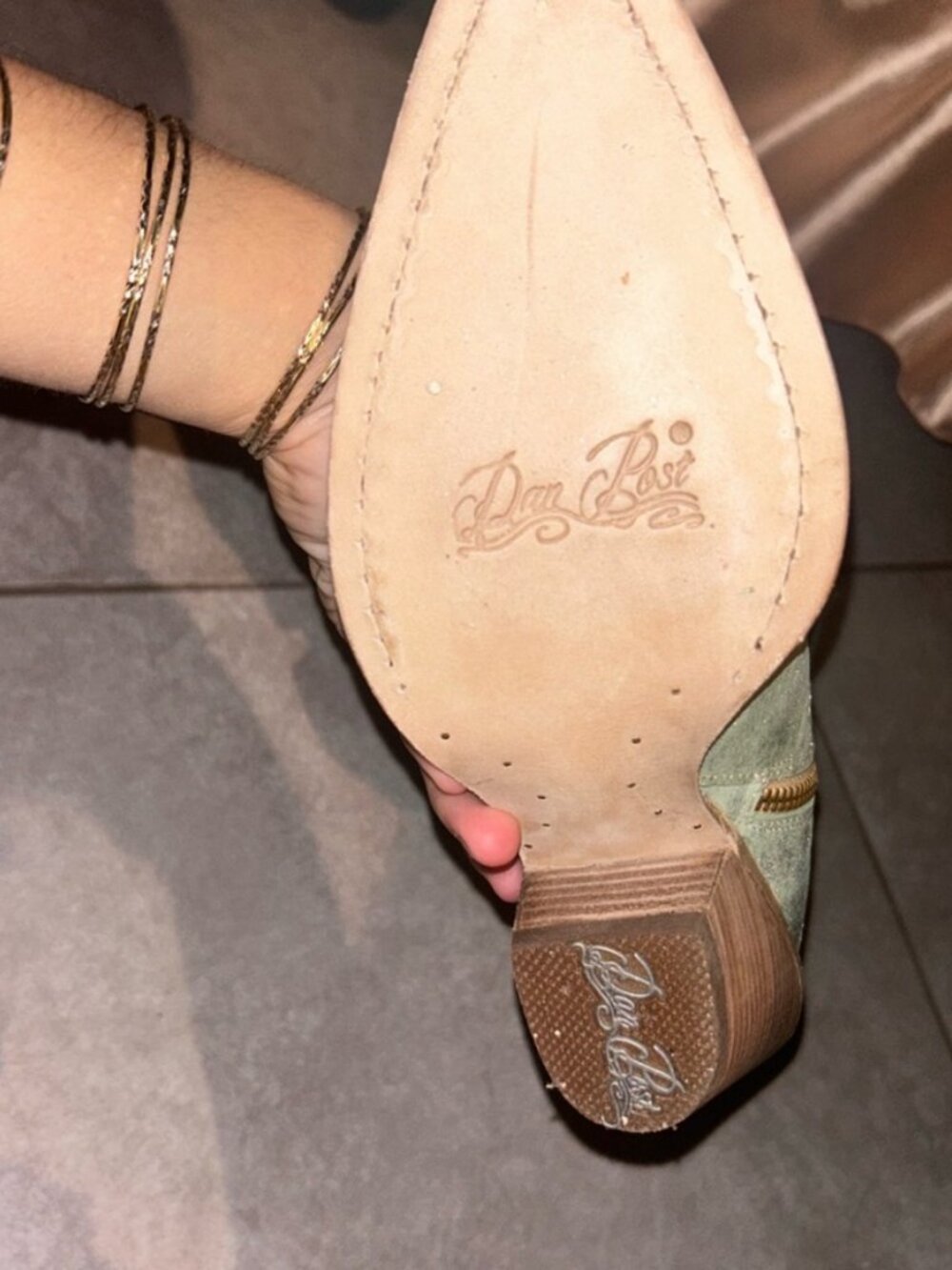 Dan Post Leather Jilted Floral Boots *NO LONGER MADE* - Picture 3 of 5